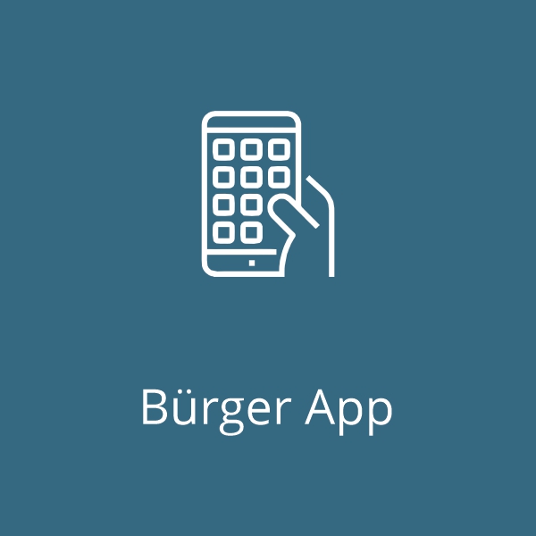 Bürger-App Button