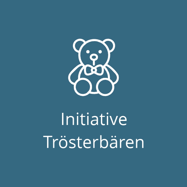 Initiative Trösterbären Button